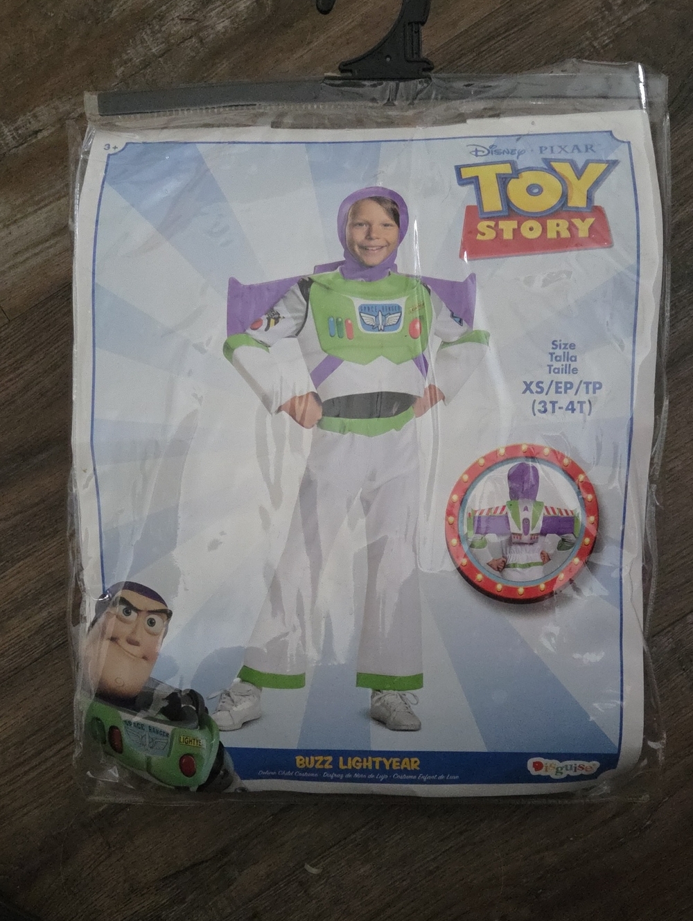 Toy Story Buzz Lightyear Toddler Costume 3T-4T